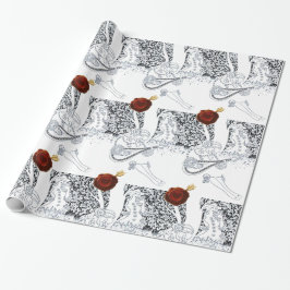 VALENTINS DAGS ROMANTISKA ÄLSKARE RED VAX SEAL HEA PRESENTPAPPER