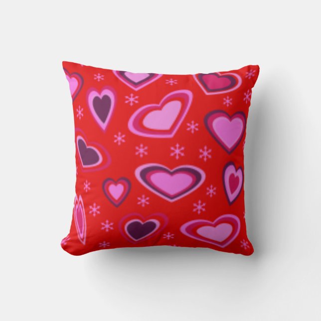 VALENTINS DAGS TOSS PILLOW - DESIGNER GIFTS KUDDE (Framsida)