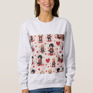 VALENTINS DAGSDJUR SVEATSHIRT T SHIRT