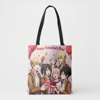 VALENTINS DAGSDJUR TOTE BAG TYGKASSE