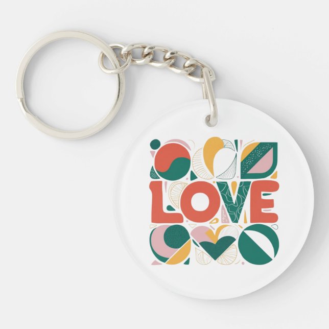 valentins dagspresent, nyckelkedjepått, kärlek-gåv (Framsidan)