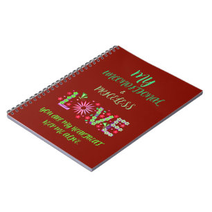 VALENTINS DAY GIFT FÖR GIRLFRIEND, WIFE, MAKE ANTECKNINGSBOK
