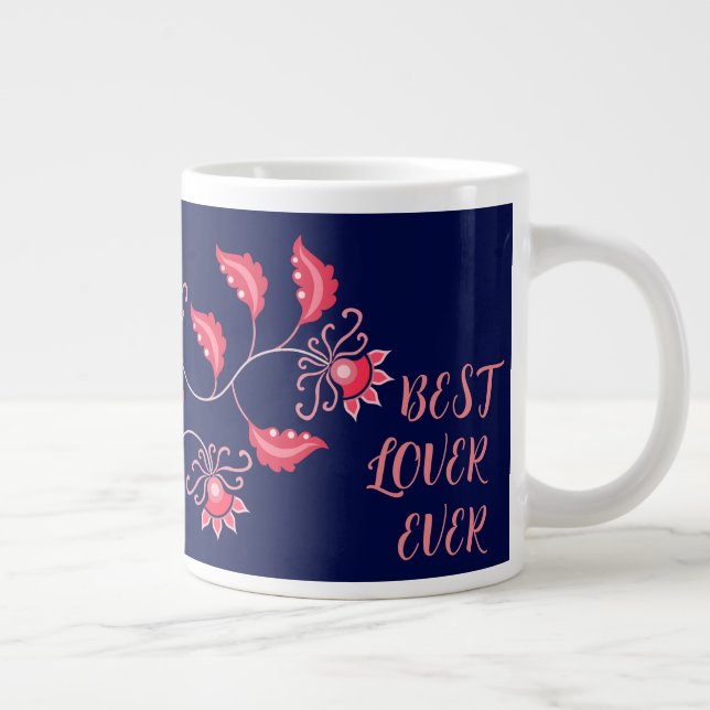 VALENTINS DAY GIFT FÖR GIRLFRIEND, WIFE, MAKE JUMBO MUGG (Höger)