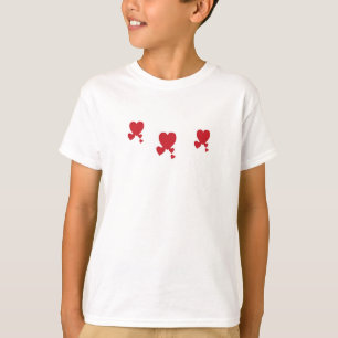 Valentins flicka för T-tröja för daghjärtor Tee Shirt