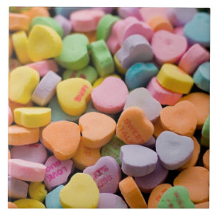 VALENTINS KANDJHJÄRTA KAKELPLATTA