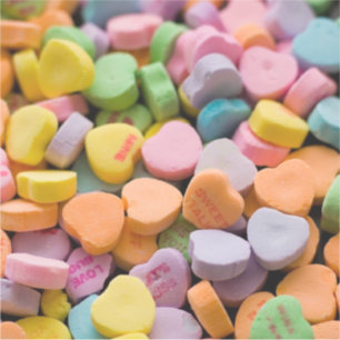 VALENTINS KANDJHJÄRTA KLISTERMÄRKEN