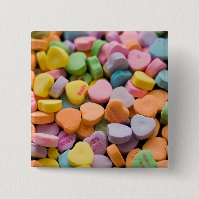 VALENTINS KANDJHJÄRTA KNAPP (Framsida)