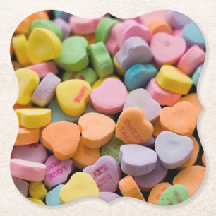 VALENTINS KANDJHJÄRTA UNDERLÄGG PAPPER