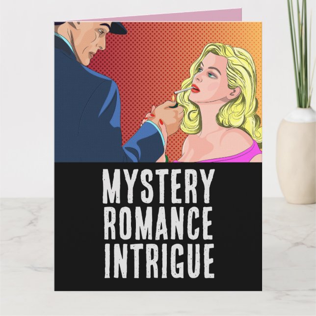VALENTINS ROMANTIK MYSTERY INTRIGUE! BIG-KORT KORT (Framsida)