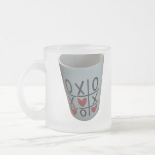 valentins tick tok toe-mugg frostad glasmugg