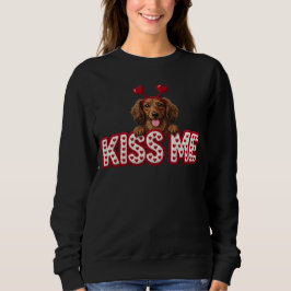 Valentinsdachshund valp hund  t shirt