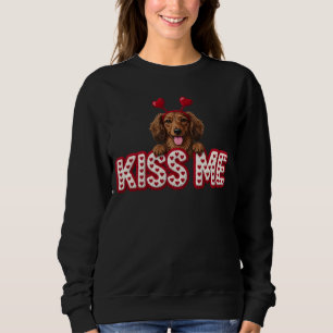 Valentinsdachshund valp hund t shirt