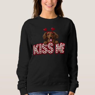 Valentinsdachshund valp hund t shirt