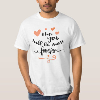 Valentinsdag Typography-citat T Shirt
