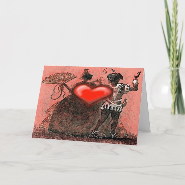 Valentinsdansare Kort (Framsida)