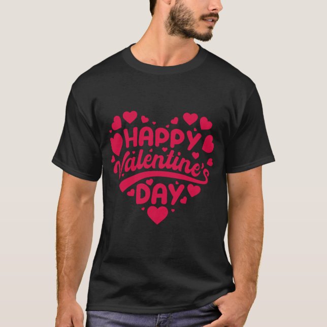 Valentinsk typografi talesätt t shirt (Framsida)