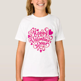 Valentinsk typografi talesätt t shirt