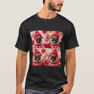 Valentinskajot fotobås för hundar t shirt