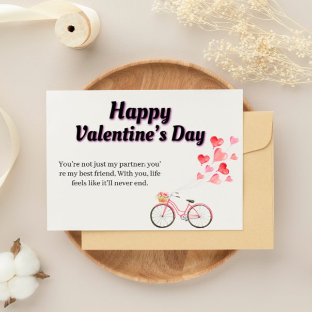 Valentinskort att skriva ut julkort (Printable Valentine's Day Card)