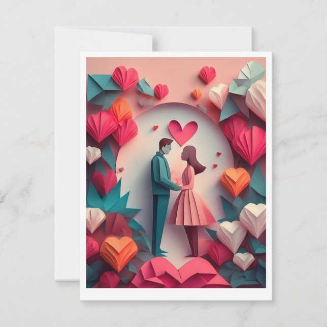 Valentinskort Julkort (Framsida)