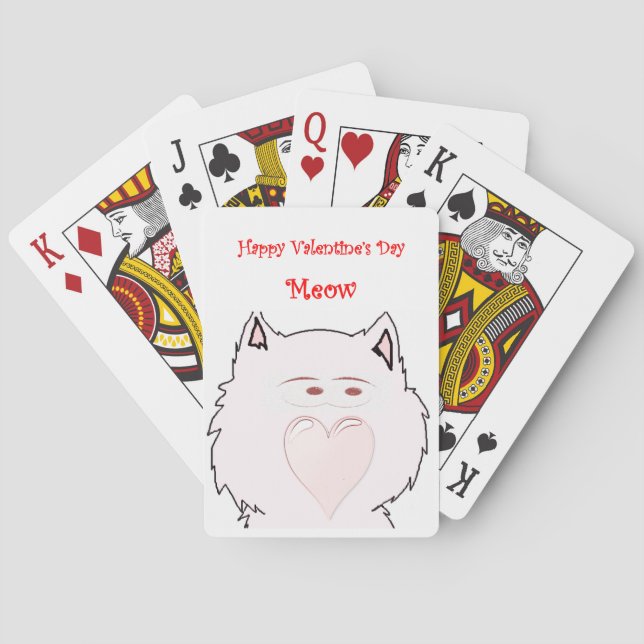Valentinskortlek Spel Kort (Baksidan)