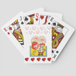 Valentinskortlek Spel Kort