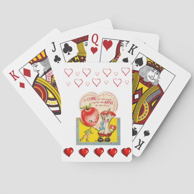 Valentinskortlek Spel Kort (Baksidan)
