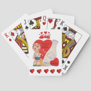 Valentinskortlek Spel Kort
