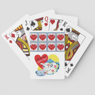 Valentinskortlek Spelkort