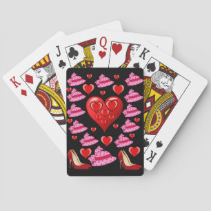 Valentinskortlek Spelkort