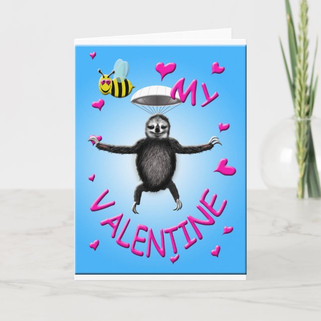 valentinskuddlutning helgkort (Framsida)