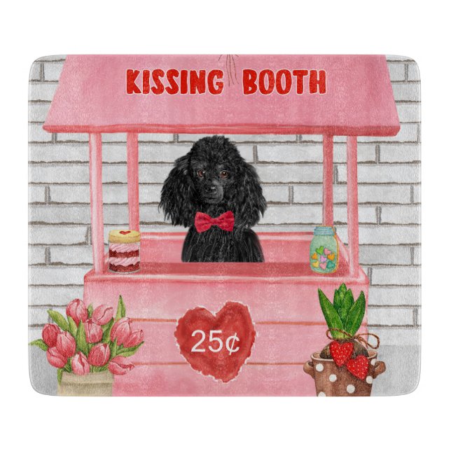 valentinskysst booth pudel hund (Framsidan)