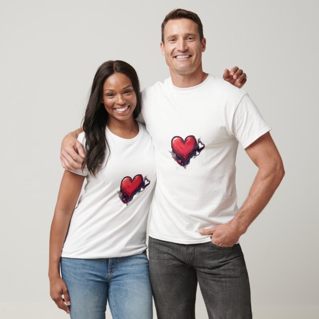 “Valentinsläge: Aktiverat T Shirt (Unisex)