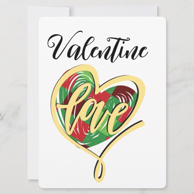 VALENTINSUTGÅVA JULKORT (Framsida)