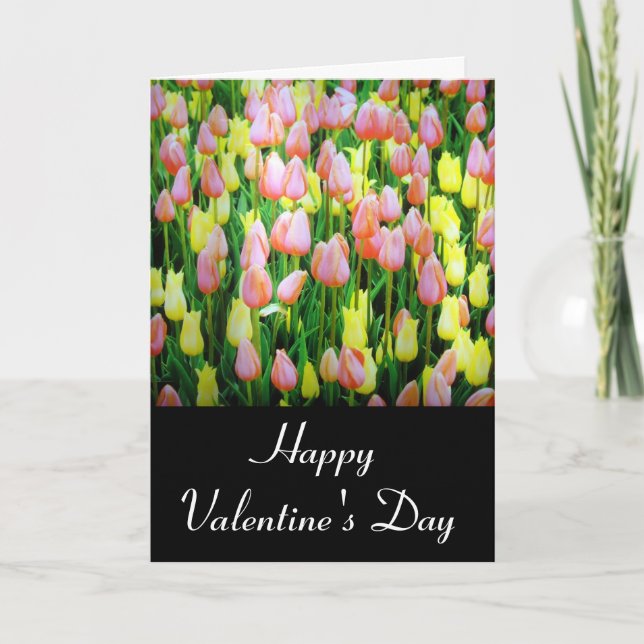 valentintuliper helgkort (Framsida)