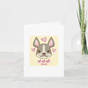 Valentinvalper - Frenchie: kort