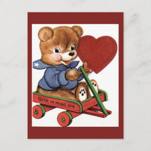 Valentinvintagevykort Helg Vykort