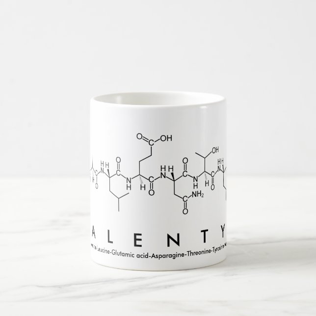 Valentyn peptide namn mugg (Center)