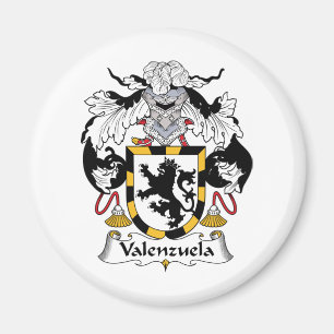 Valenzuela familjvapensköld magnet