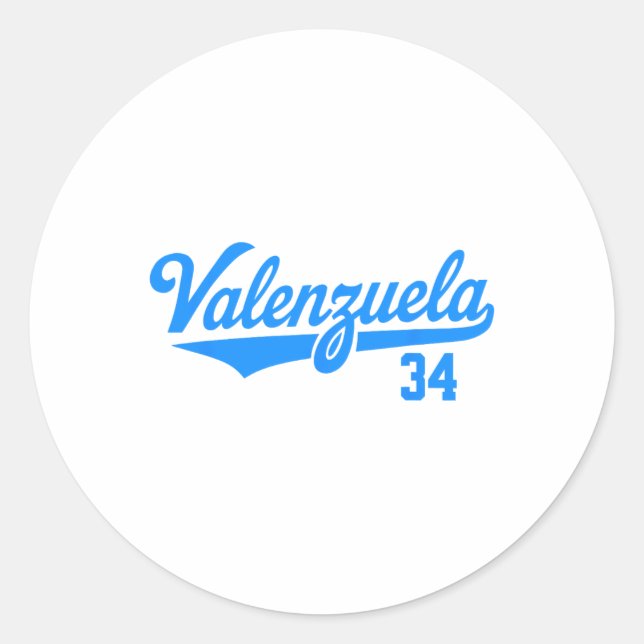 Valenzuela Runt Klistermärke (Framsida)