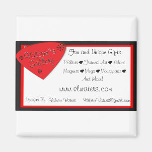Valeries Gallery Logotyp Magnet