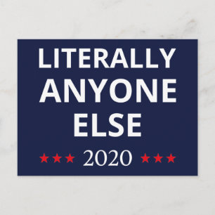Valet 2020, Anti-Trump - vem som helst annan II Vykort