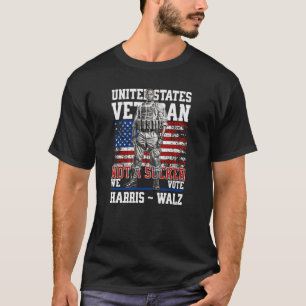 Valet 2024 i African Veteran Harris Walz T Shirt