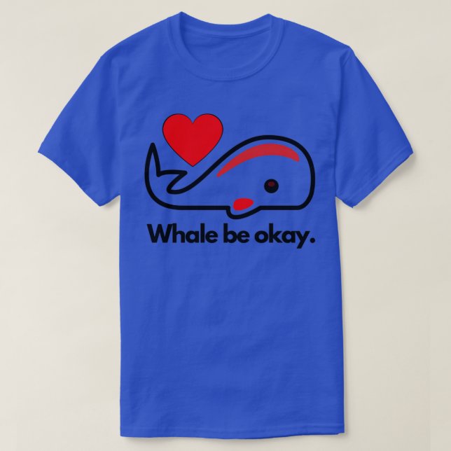 Valet är okej Lustigt i kärlek-valar 2 T Shirt (Design framsida)