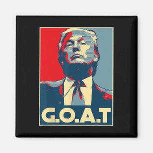 Valet av Goat Mitten Finger 2024 Republican Poster Magnet