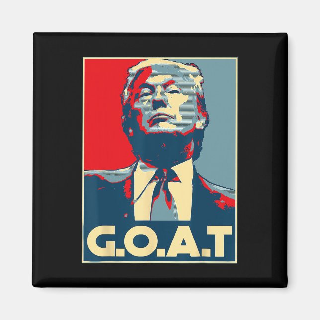 Valet av Goat Mitten Finger 2024 Republican Poster Magnet (Framsidan)