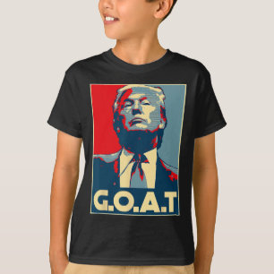 Valet av Goat Mitten Finger 2024 Republican Poster T Shirt