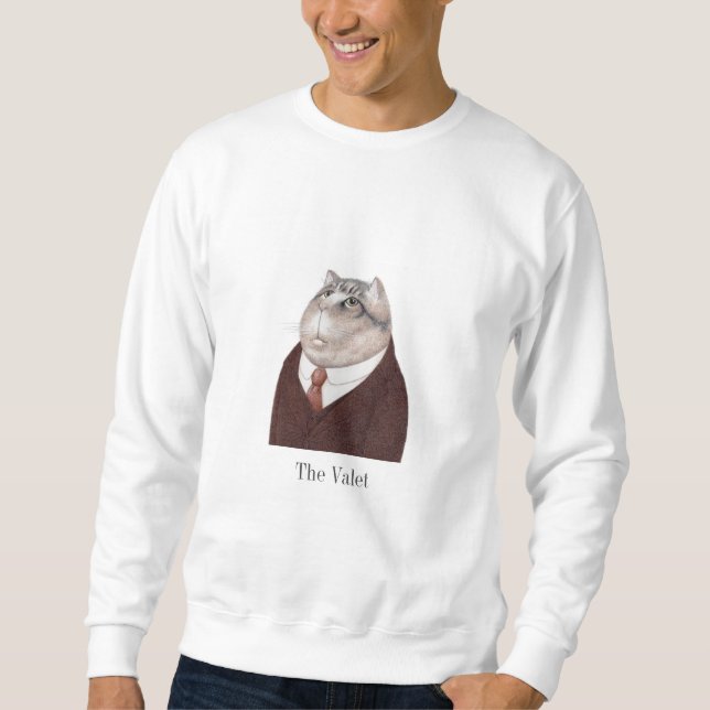 VALET CAT Manar Basic Sweatshirt (Framsida)