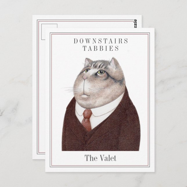 VALET CAT-vykort Vykort (Fram/baksida)