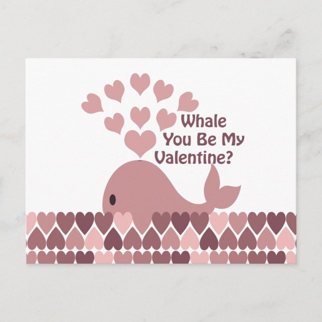 Valet du är min Valentine Helg Vykort (Framsida)
